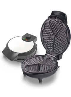 Buy 5 Piece Bite Size Heart Shaped Waffles Maker 1000.0 WNL-WM-1568-BK Black in UAE