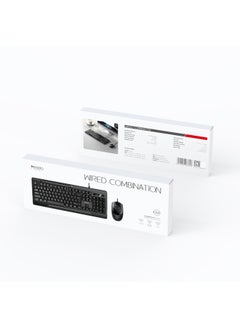 Buy Yesido KB14 Wired Mechanical Keyboard and Mouse Set - High-Quality Performance for Gamers and Professionals in UAE