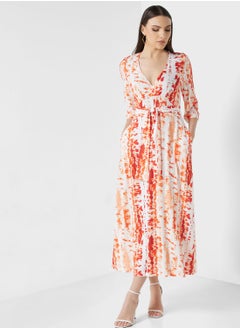 اشتري Abstract Print Dress في السعودية