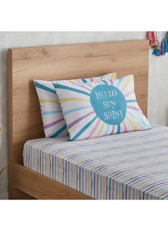 اشتري Hermione Hello Sunshine 2-Piece Cotton Pillow Cover Set 75 x 50 cm في الامارات