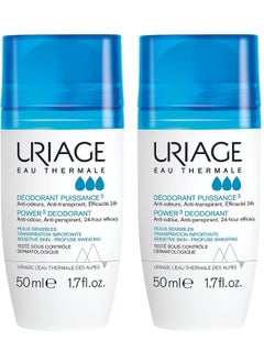 Buy Uriage Skin Care & Hygiene Eau Thermal Power 3 Deodorant 2 x 50ml, Fresh, For Women, 50ml, For Women in Saudi Arabia