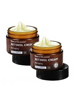 Buy Retinol Cream, Retinol Anti-Aging Wrinkle Firming Cream, Retinol Firming and Revitalizing Cream, 30g Each Bottle (2 Pieces) in Saudi Arabia