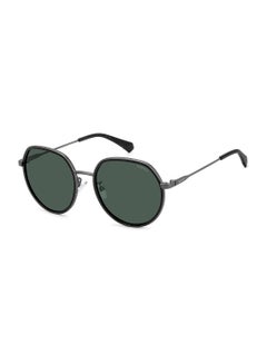 Buy Unisex Polarized Oval Sunglasses - Pld 4160/G/S/X Grey Millimeter - Lens Size: 55 Mm in Saudi Arabia