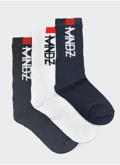 Buy Mendeez Pack of 3 Crew Socks in UAE