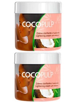 Buy Two Pieces Of Cocopulp Lightening Cream With Coconut Oil 300x2 ml in Saudi Arabia