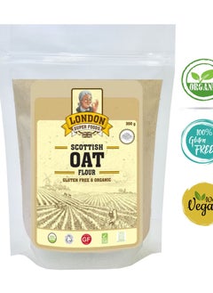 Buy SCOTTISH ORGANIC OAT FLOUR GLUTEN FREE 300GM in UAE