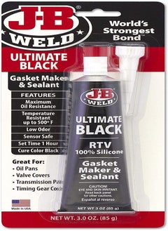 Buy JB Weld 32329 Ultimate Black RTV Silicone Gasket Maker and Sealant-3 oz in UAE