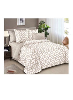 Buy 4pcs Soft & Breathable Cotton Single Comforter for All Seasons Duvet inserted bedding set in UAE