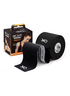 Buy Cotton adhesive tape for easy movement of the body 5 meters long black color in Saudi Arabia