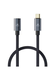 Buy USB4.0 40Gbps Type-C Male to Female Extension Cable, Length:0.5m in UAE