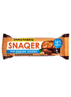 Buy SNAQ FABRIQ SNAQER Bar 50g Hazelnut with Caramel in UAE