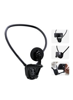 Buy Magnetic Neck Mount for Phones, with Chest Strap, Extendable Arm Smartphone Magnetic Mount, for iPhone 15/14/13/12Pro Cell Phone Stand Hanging on Neck, Hands Free Phone Holder for Neck in Saudi Arabia