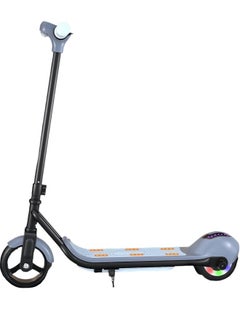 Buy Mini Electric Scooter S4 Echo Kids Electric Scooter for Kids Age 6+ Years with LED Lights | Grey in Saudi Arabia
