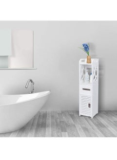 Buy Bathroom Stand Small Cabinet Paper Storage Stand Beside Toilet Storage For Bathroom Storage in UAE