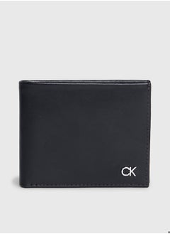 Buy Men's Leather RFID Slimfold Wallet -  soft leather, Black in UAE