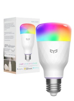 Buy Yeelight Smart LED Bulb 1S Color Version YLDP13YL 8.5W RGB Light Desk Floor Table Lamp Support APP Control Light Work With APP Homekit AC220V-240V 1700K-6500K E26 E27 800lm in UAE