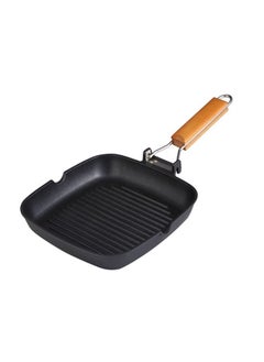 اشتري INBLACK CAST ALUMINIUM GRILL PAN WITH INDUCTION BOTTOM 24 CM في الامارات