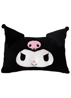 اشتري Kawaii Pillowcase, Cotton Girl Black Pillowcase, Cute Pillowcase, Cute Girl Plush Pillowcase for Dormitory/Decorating Bedroom/Living Room في السعودية