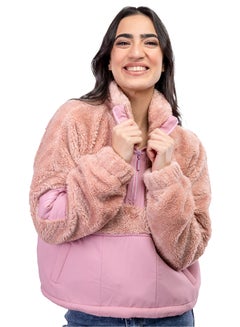 اشتري Fleece Pullover Faux Fur في مصر
