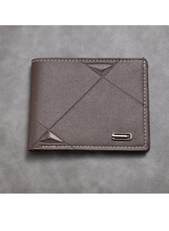 Buy Business Casual Men's Wallet Dark Brown in Saudi Arabia