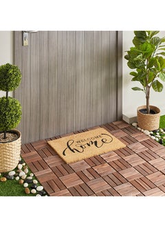 Buy Welcome Printed Coir Doormat 40 x 60 cm in UAE