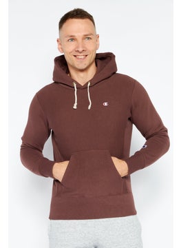 اشتري Men Sportswear Fit Long Sleeve Outdoor Sweatshirt, Brown في الامارات