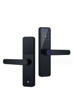 Buy Smart Door Lock Fingerprint Door Lock WiFi & TUYA App Smart Lock Fingerprint Entry Smart Lock Biometric Door Lock Keypad Deadbolt in Saudi Arabia