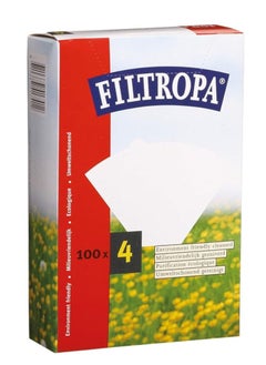 Buy Coffee filter white 100 count size 4 in Saudi Arabia