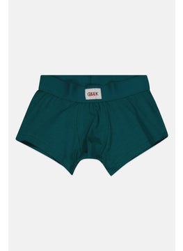 Buy Men Solid Boxer Briefs, Green in Saudi Arabia