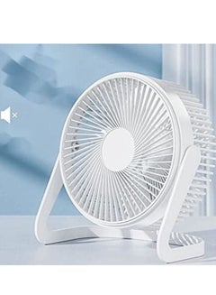 اشتري COOLBABY New Summer Portable Fan Cooling USB Desktop Fan Mini Air Cooler Rotation Adjustable Angle For Office Household Fans في الامارات