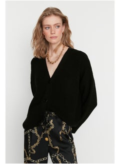 Buy Cardigan - Black - Oversize in Egypt