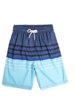 Buy Sports Loose Breathable Swimming Shorts Blue in UAE
