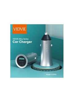 Buy Vidvie For Apple Devices & IPHONE CC517C 20W Car Charger Aluminum Alloy Housing PD20W (lightining Cable) in Egypt