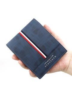 Buy Business Men's Wallet Short Wallet Card Holder Document Bag 12*9.5*2cm in Saudi Arabia