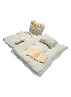 اشتري 6-Piece Set of Bed Sheet Baby House Diaper Bag Nursing Home في السعودية