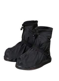 اشتري Rain Shoes Cover, Waterproof Shoe Covers for Rain and Snow Boot Covers Waterproof Reusable Foldable Rain Shoes Cover Overshoes for Men/Women (XL) في السعودية