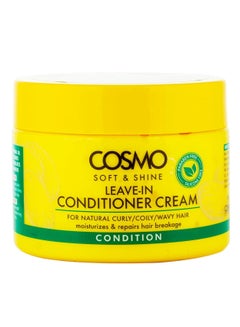 Buy Soft And Shine Leave In Conditioner Cream For Natural Curly Coily And Wavy Hair 325g in Saudi Arabia