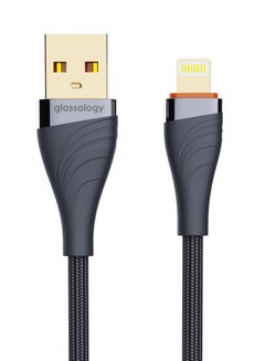 اشتري Braided iPhone Charger Cable 1M USB A to Lightning Cable Fast Charging Braided Cord 30W Fast PD Charge for iPhone 14/14 Pro/14 Plus/14 Pro Max, ipad Pro, iPhone 8-13 All Series في الامارات