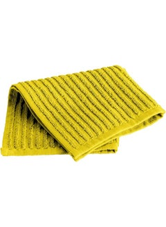 Buy Multi-Purpose Towel Set Of 4 Pcs 100% Cotton 30 x 30  cm-Yellow in Egypt