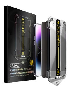 Buy [Pack OF 2] iPhone 14 PRO MAX [Premium Tempered Glass] Auto Alignment Screen Protector, Sensor Protection, Easy Installation, Anti-Fingerprint for 14 PRO MAX in UAE