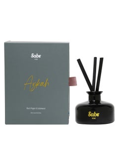 Buy 200ml Aykah Black Pepper & Cedarwood Scented Reed Diffuser in UAE