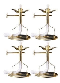 Buy 4 Pieces Oil Lamp Wick Holder, Butter Lamp Floating Wicks Buddhist Ghee Lamp Holder, Oil Lamp Wicks Disc Burner Buddhist Altar Supplies, High-temperature Resisting, First-class and Durable in UAE