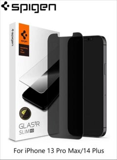 Buy iPhone 14 Plus/ iPhone 13 Pro Max Tempered Glass Screen Protector GlasTR Slim Privacy in Saudi Arabia