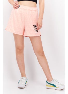 اشتري Women Sport Fit Embroidered Outdoor Short, Pink في الامارات