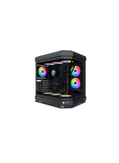 Buy Nanotech CUBI Budget Gaming PC: Core I7-12700F, RTX 4060 EVO OC Edition 8GB GDDR6, 16GB DDR4 RAM (2 X 8GB) 3600 Mhz, 750Watts 80+, AIO 240mm Liquid CPU Cooler, WiFi+BT, 1 Year Warranty in UAE