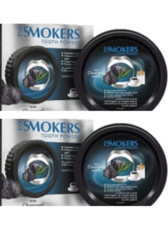 اشتري Two Pieces Of Smokers Tooth Powder With Charcoal 40x2 g في مصر