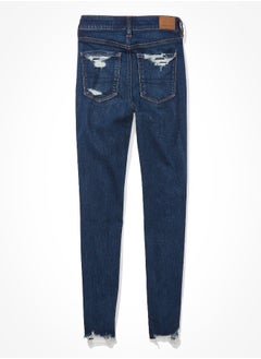 Buy AE Ne(x)t Level Patched High-Waisted Jegging in UAE