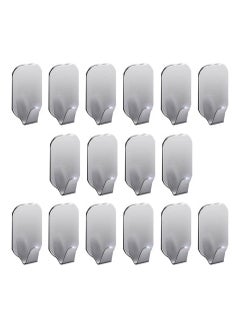 Buy 16-Pack Wide Wall Mount Hooks for Coats, Towels, Robes, and Keys – Designed for Hotel Bedrooms, Bathrooms, Kitchens, Cabinets, and Showers in UAE