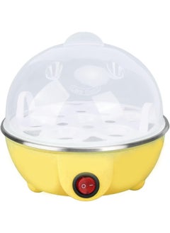 Buy Multi-functional Electric Eggs Boiler Cooker Steamer Home Kitchen Use | 7 Egg Capacity Multifunction Electric Boiled Egg Maker Food Steamer in UAE