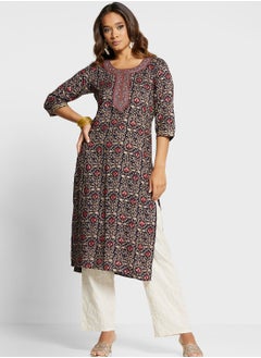 Buy Embroidered Printed Kurti in UAE